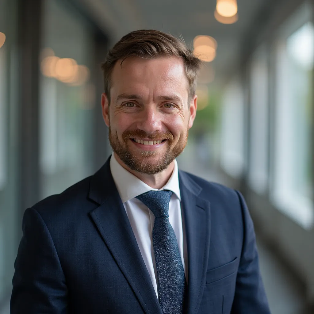 Ekspert finansowy analizujący dane inwestycyjne i wykresy rynkowe